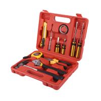 China 12pcs Household Hardware Portable Toolbox With Combination Hardware Toolbox Ratchet Wrench Set on sale