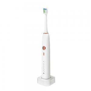 White 3.7V Oral Fresh Sonic Toothbrush , 2000mAh Sonic Smart Toothbrush With Timer