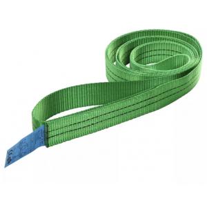 2 Tonne Single Layer Flat Webbing Sling , Green Endless Lifting Slings