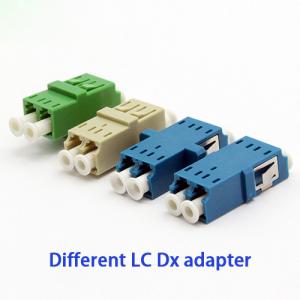 China SC Type Duplex LC Fiber Optic Cable Adapters Blue Green Beige Color supplier
