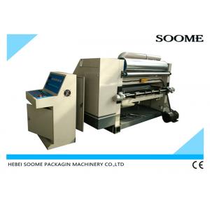 China Single Face Automatic Corrugation Machine With Oil And Steam Controlling supplier