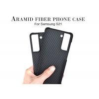 China Samsung S21 Half Cover Aramid Fiber Phone Case Carbon Case on sale