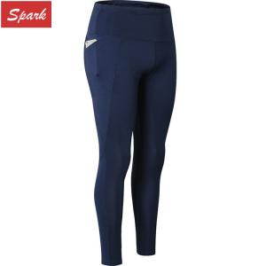 High performance fabric sportswear side pocket design moisture yoga sports leggings