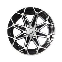 China Golf Cart 12''/14'' Machined and Glossy Black Alloy Wheel 4x4 Bolt Pattern on sale