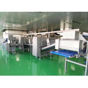 China -40℃ Auto Freezing Tunnel Pastry Dough Laminator Machine For Croissant  and sasuage roll supplier