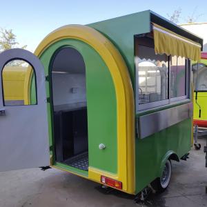 China Portable Food Catering Trailer Fully Equipped  Mobile Kitchen Easy Maintaining supplier