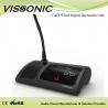 China Black Vissonic Conference Microphone Cat5 Wired Digital Discussion Interpretation Delegate Unit wholesale