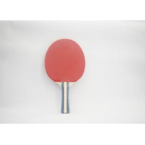 Pure Color Stripe Style Ping Pong Racquet With 1.5MM #2 Orange Sponge