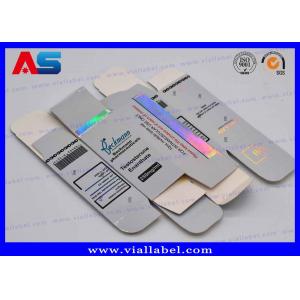 China Hologram Paper Anavar Oral Peptide Medicine Packaging Box supplier