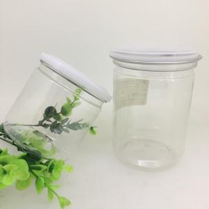 Aluminum Pull Tab Lid Plastic Cylinder Containers / Hemp Packaging Canister