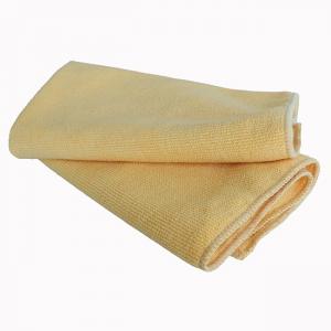 Anti Bacterial Car Cleaning Cloth Yellow Washing Microfiber Towels