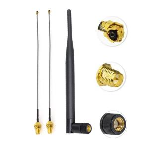 ABS Dual Band 5GHz 5.8GHz 2.4GHz WiFi Antenna for Long Range Indoor Wireless Receiver