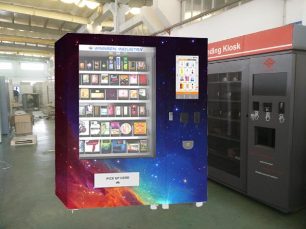 Touch Screen Bread Yoghurt Vending Machine With Automatic Report Function