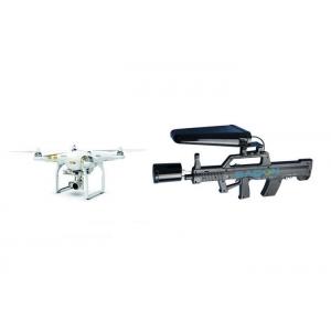 Gun Design UAV GPS Drone Signal Jammer Block 2.4G 5.8G For Government , 15w Power