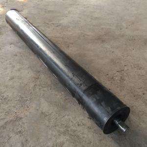 Grooved Black Steel Plants Hdpe Conveyor Roller