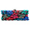 Beautiful Acrylic Flower Evening Clutch Bags Multi Coloured Embellished For Mini