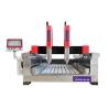 China Flat Circular Stone Carving CNC Machine Engraving Dual Purpose 380V wholesale
