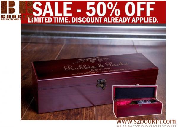 Wine Gift, Engraved Wine Box, Luxury Wedding Wine Box, Wood Box, Wooden Wine