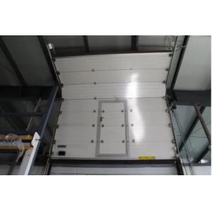 China 0.2-0.4m / S Commercial Sectional Doors Insulated Sectional Overhead Doors Residential Brown Sectional Automatic Motoriz supplier