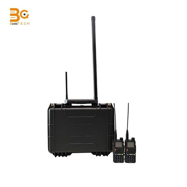 Portable  VHF, UHF Digital signal Repeater, Wireless Walkie-talkie signal Booster  Long-distance Communication System