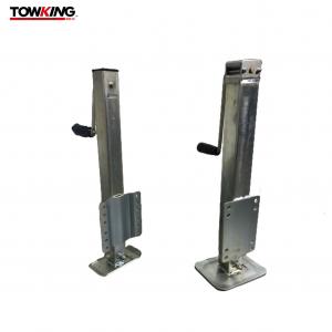 Bolt On Boat Trailer Jack With Footplate 2,500 Lbs Fits Tongue Size Up To 3" X 5"