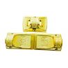 Golden Color Casket Hardware C008 / Corner Coffin Accessories With Steel Bar
