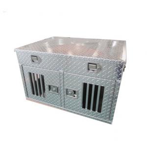 China Comfortable Heavy Duty Aluminum Dog Box , Aluminium Dog Cages For UTEs supplier