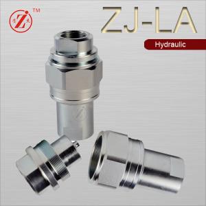 steel screw type hydraulic high pressure hose connector for trailer