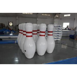 China Interactive Outdoor Big Sealed Inflatable Bowling Game Airtight EN14960 Standard supplier