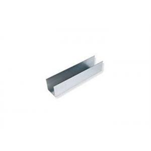 China High Strength Metal Stud U Channel , Drywall Cold Rolled Steel U Channel supplier