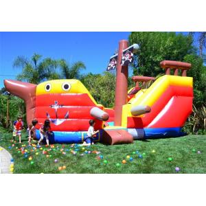 Pirate Ship Water Slide Inflatable Jumping Castle Commercial