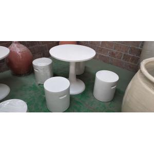 China Factory price high strength large tall concrete table and chair for outdoor decorations supplier