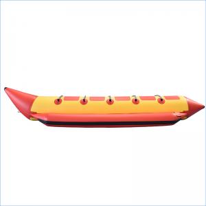 China Inflatable Banana Boat For 5 Persons , Inflatable Towable Water Tube supplier