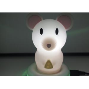 Safe LED Mouse Soft Glow Night Light Baby  Cute Animal Baby Night Lamp