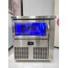 China ICM-270P  Stainless Steel 125kgs High End Blue Light Cube Ice Maker Air Cooling Ice Making Machine with Imported Compressor wholesale