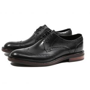 Black Crocodile Pattern Mens Leather Dress Shoes Brown / Black Men Oxford Shoes