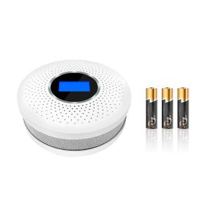 Battery Operated Independent Smoke Detector Alarm Carbon Monoxide Alarm Household With CE Certificate