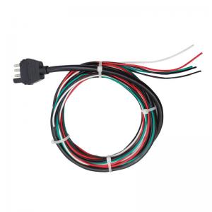 China PVC Sheath 4 Pin SAE Extension Cable For Car Trailer Modification supplier