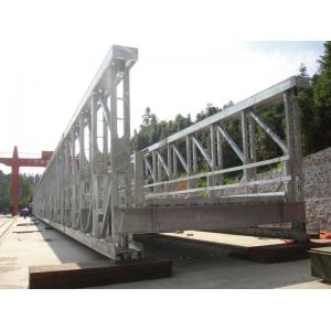 China Prefabricated Modular Steel Bridge / Army Bailey Bridge High Strength wholesale