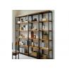 China Витринный шкаф 5 ярусов сверхмощной установленный стеной, деревянный стиль моды блоков шельвинг для выставочного зала wholesale