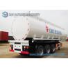 China Trapezoid Mild Steel Q345 Tri-Axle Fuel Tanker Semi Trailer 50000 Liters wholesale