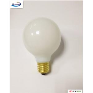 220V filament led G80 globe LED bulbs light opal glass brass base medium base E27
