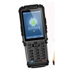 Black IP64 Android Industrial PDA Smartphone Barcode Terminal 3800mAh Battery Capacity