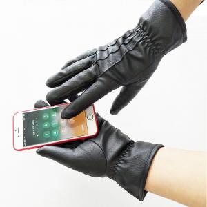 China Top quality promotional cheap daily life pu gloves winter touch screen supplier