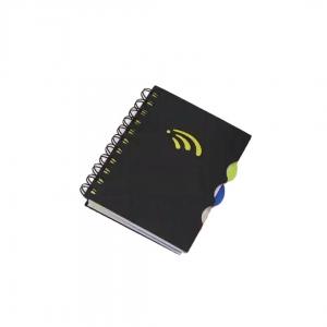 PP Cover A5 Project Notebook with Horizontal Line Inside Pages and Colored PP Dividers