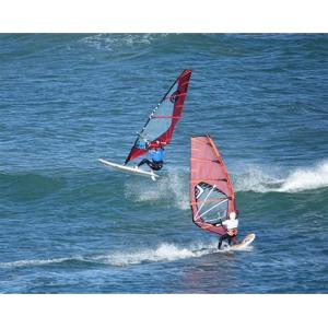 Four Battens UV Proof SUP Windsurf Sail Windsup Rig With Mast Sleeve