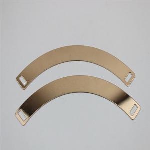 Fashion nice quality new design gold curve shape iron sheets shoelace metal buckles for shoes
