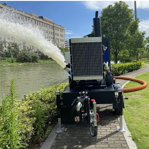 China Water Pump Diesel Engine Maximum Head 28m Low Noise Dry Priming Pump Agricultural Water Pump wholesale