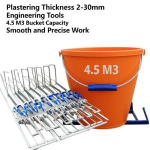 China Plastering Thickness 2-30mm Engineering Tools with 4.5 M3 Bucket Capacity Smooth and Precise Work supplier
