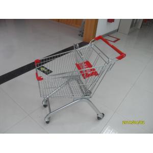 China 60L Small Shop / Supermarket Shopping Carts With Safty Plastic supplier